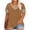 Womens T Shirts Brown, variant on Womens Plus Size T Shirts S-5X Short Sleeve Oversized Tops V Neck Color Block Tshirts Tees Mothers Day Gifts