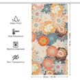 thumbnail image 2 of Retro Funky Flowers Shower Curtain for Bathroom, Polyester Cloth Shower Curtain with Hooks, Modern Shower Curtain, Art Deco Shower Curtain, 36x72 inch Shower Curtain, 7 Hooks, 2 of 5