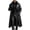 Black, variant on Leather Trench Coat Men Women Full Length Classic Faux Leather Long Coat Retro Jacket Steampunk Overcoat