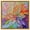 Gold Frame, variant on Prismatic Petal Canvas Modern Abstract Art by Art Remedy, Gallery Wrapped, 16" x 16"