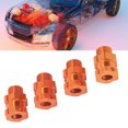 thumbnail image 1 of Hex Wheel Hub Adapter, Orange 4PCS Easy To Disassemble Aluminium Alloy High Strength Wheel Hex Drive Hub Adapter  for Auto Parts, 1 of 7