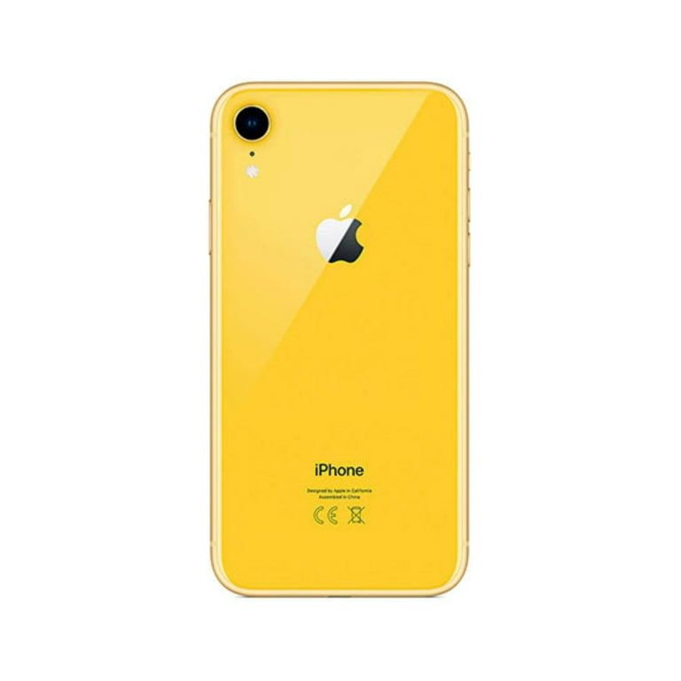 Pre-Owned Apple iPhone XR (Unlocked) 128GB Yellow (A1984) Bundle
