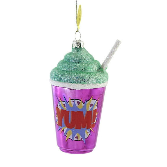 Holiday Ornament Slushie Plastic Slushy Ice Drink Cold Go8237 Blue