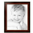 thumbnail image 2 of ArtToFrames 13" x 16" Matte Mahogany with Gold Accent Diploma Picture Frame, 13x16 inch Brown Wood Poster Frame (WOM-5109), 4 Pack, 2 of 6