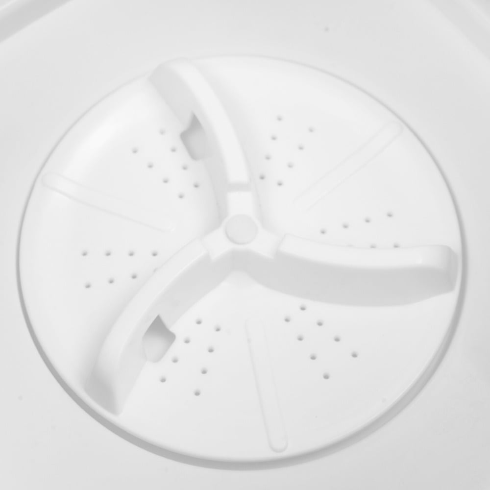 Portable Washing Machine, 12L Foldable Mini Washer with Spin Basket, 3 Modes Compact Laundry Washer with Blue Light, Pure Copper Motor Small Washer for Underwear, Baby Clothes, Socks