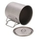 thumbnail image 2 of Taza de Agua de Titanio ANGGREK 750ml Mango Plegable Para Hervir Agua Acampar, 2 of 8