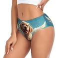 thumbnail image 2 of Balery Cute Angel Winged Dog Ropa Interior de Algodón para Mujer con Dibujo – Braguitas Cómodas y Elásticas, Estilo Clásico-4X-Large, 2 of 6