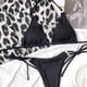 thumbnail image 4 of Conjunto de bikini de vendaje sólido cómodo para mujer Push-Up Pad Traje de baño Traje de baño Ropa de playa OAVQHLG3B Store lin121212, 4 of 4
