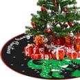 thumbnail image 2 of Dsscvnef Christmas Tree Skirt Christmas Tree Bottom Tree Bottom Decoration Short Plush Tree Skirt Shopping Mall Hotel Decoration, 2 of 6