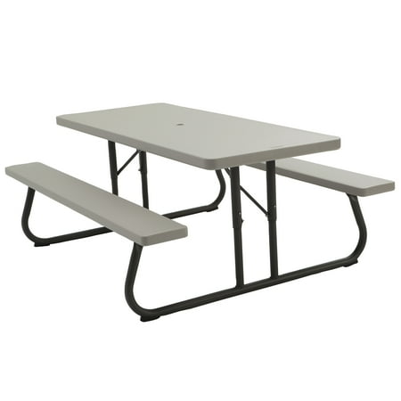 Lifetime 6 ft. Picnic Table, Putty, Indoor/Outdoor- Set of 10 (82119)