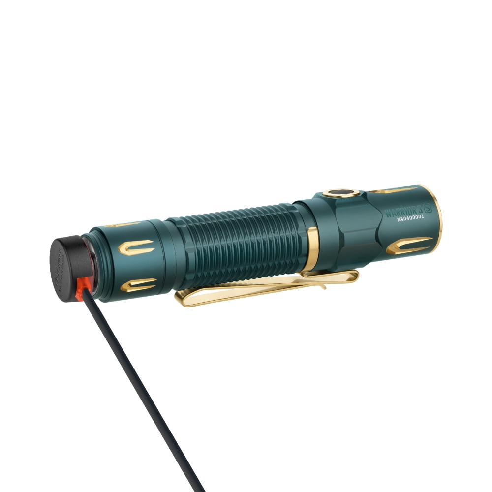 Olight Warrior 3S Dream Blue Waterproof handheld Flashlight, 2300 Lum, 300 Meter