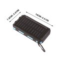 thumbnail image 3 of TOPRenddon Solar Charger Power Bank 10,000mAh, Portable Wireless Charger, 20W Fast Charging External Battery Pack with USB C for Cell Phones, Solar Panel Charger with Dual Flashlight for Camping, 3 of 9