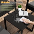 thumbnail image 7 of Homall 3 Pieces Outdoor Rocking Chairs, PE Rattan Chairs with Cushions and Coffee Table Conversation Set, 7 of 7