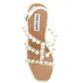 thumbnail image 5 of Steve Madden Upright Clear Espadrille Pearl Embellished Strap Wedge Sandals (Clear, 8), 5 of 6