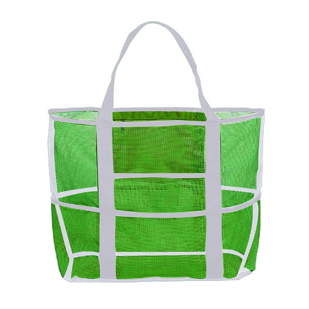 Xihbxyly Ofertas Relámpago de Hoy Prime Bolsa de Playa para Natación, Bolsa de Malla para Guardia Trajes de Baño, Bolso Grande de Malla para Viajes y Deportes