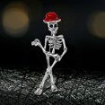 thumbnail image 3 of Halloween Skull Brooch Alloy Rhinestone Lapel Pin for Women - Fashion Jewelry Accessory for Hats Bags Dresses - Thanksgiving Christmas Gift for Teens Wife GirIfriend, 3 of 6
