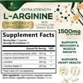 thumbnail image 2 of Suplemento de L-Arginina 1500 mg Nature's Nutrition 120 cápsulas, 2 of 9