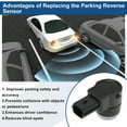 thumbnail image 4 of No.13242365 Sensor de estacionamiento de reversa para CHEVROLET Cruze Saloon (J300) 2009-2016 Sensor de asistencia de estacionamiento negro 1 Pc, 4 of 6