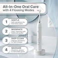 thumbnail image 3 of Electric floss set with tongue scraper | No water, no mess | Easy sliding floss for gentle gum care | Wireless sonic power | 50 replaceable heads [Glacier White], 3 of 4