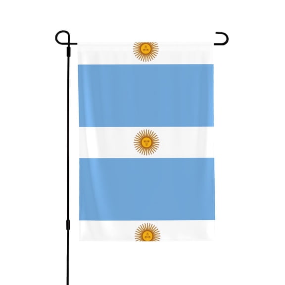 Flag Of Argentina Welcome Large House Flag Vertical Double Sided 28x40 Inches Yard Porch Outdoor Decor