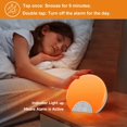 thumbnail image 3 of ANTDALIS Reloj despertador con luz de amanecer para niños, adultos, personas que duermen mucho con alarmas duales, repetición, ayuda para dormir con 7 sonidos naturales para dormitorios con luz noctur, 3 of 5