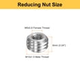 thumbnail image 2 of Uxcell 40pcs Thread Repair Inserts M10 x 1.5 Male to M5 x 0.8 Female Thread 6mm Long Stainless Steel Reducing Nuts Metric Self Tapping Sleeves, 2 of 7