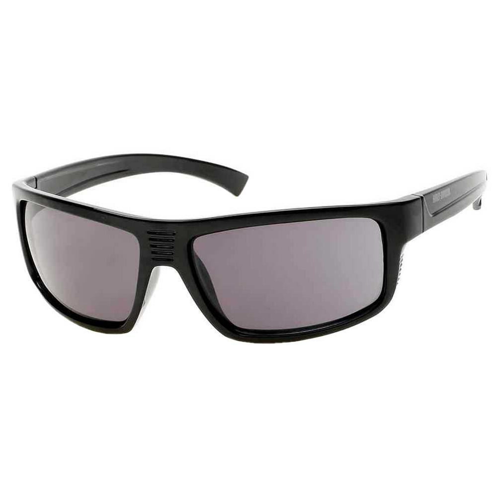 HarleyDavidson Men's Kickstart HD Script Sunglasses, Black Frames