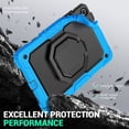 thumbnail image 5 of for Samsung Galaxy Tab A11+/A11 Plus Case 11 inch, 360 Rotating Shockproof Cover with Stand, Handle, Shoulder Strap (2025, SM-X210/X216/X218), Sky Blue, 5 of 7