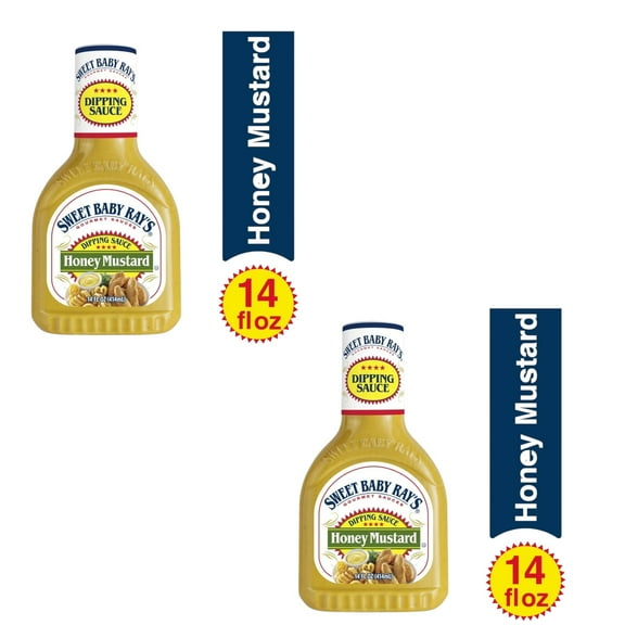( 2 Pack ) Sweet Baby Ray's Honey Mustard Dipping Sauce - 14oz