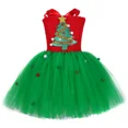thumbnail image 5 of Vestido de Navidad para niñas pequeñas, regalo, vestido de princesa con tutú para niñas pequeñas, disfraz de árbol de Navidad, ropa para niños, trajes de fiesta de Navidad para niños, 5 of 5