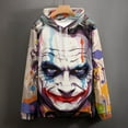 thumbnail image 6 of Joker Hoodies for Men Women, Unisex Hooded Sweatshirt, Oversized Pullover with 3D Print, Casual Loose Fit Hoodie, S-6XL, 6 of 8