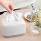 thumbnail image 1 of Apmemiss Clearance Tissue Box Cover, Plastic Tissue Box Holder Decorative Tissue Cover Modern Cube Facial Tissue Dispenser for Bathroom Vanity Countertop, Living Room, Bedroom, Office, 1 of 6