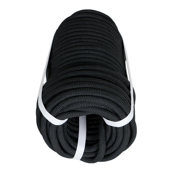 PET-U Strong Pulling Rope, High Strength Polyester Rope, 3/8IN x 100FT, Arborist Bull Rope for Tree Working, Swing, Camping and Tent Guide Lines