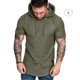 thumbnail image 2 of Guardurnaity Sudadera con capucha de algodón para hombre Sudadera con capucha absorbente de sudor Sudadera con capucha de algodón para calentar el Camisetas Verde L, 2 of 6