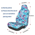 thumbnail image 2 of Lsque Wls And Flowers Pattern Car Seat Covers for Front Seats , Waterproof Seat Covers for Cars, Sporty Front Seat Covers,Car Seat Cover Protector Front Seats, 2 of 5