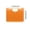 Orange, variant on 3-Ring A4 Document Folder with Label Window - Snap Closure File Organizer for Office and Campus Use - Durable Plastic Portfolio for Papers and Important Documents