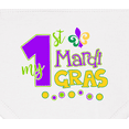 thumbnail image 3 of Inktastic My 1st Mardi Gras with Dots Baby Bandana Bib, 3 of 4