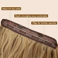thumbnail image 6 of Bradem Brown Synthetic Clip-In Hair Extensions - 16 Inch Curly Hairpiece, Adjustable Transparent Headband, 6 of 8