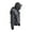 Grey, variant on Men Halloween Hoodie with Hood Knight Drawstring Patch Pocket Ruched Elastic Cuff Long Sleeves Warrior Medieval Costume