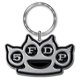 thumbnail image 1 of Five Finger Death Punch - Llavero Diseño Logotipo de Relleno de Esmaltado (Plateado, Negro), 1 of 2