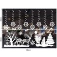 thumbnail image 4 of 2 unids/set exquisita pegatina de pared de mano de obra extraíble Pvc blanco copo de nieve Reno Diy pegatina de ventana para Navidad, 4 of 5