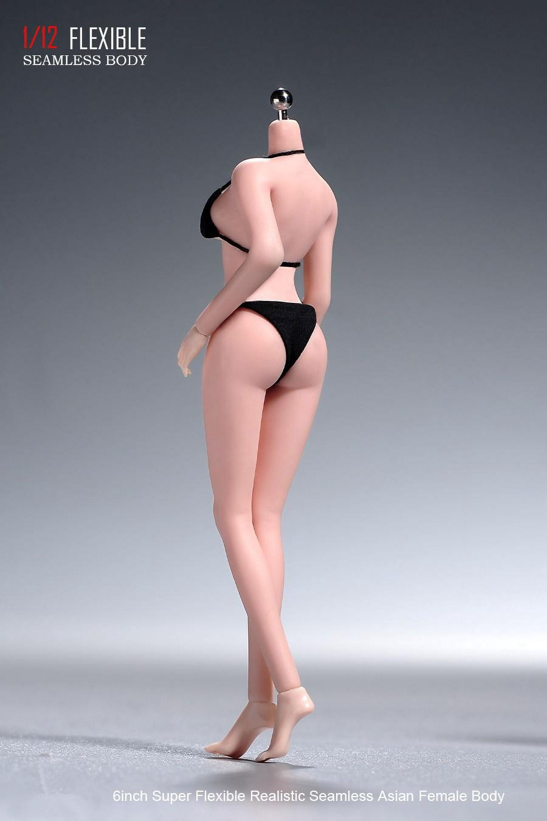 T305 1/12 Scale Super Flexible Seamless Body with Detachable Feet