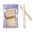thumbnail image 4 of TISHITA 50 Pieces Wood Hard Beans Spatula Set Applicators Scrapers Sticks for, 4 of 8