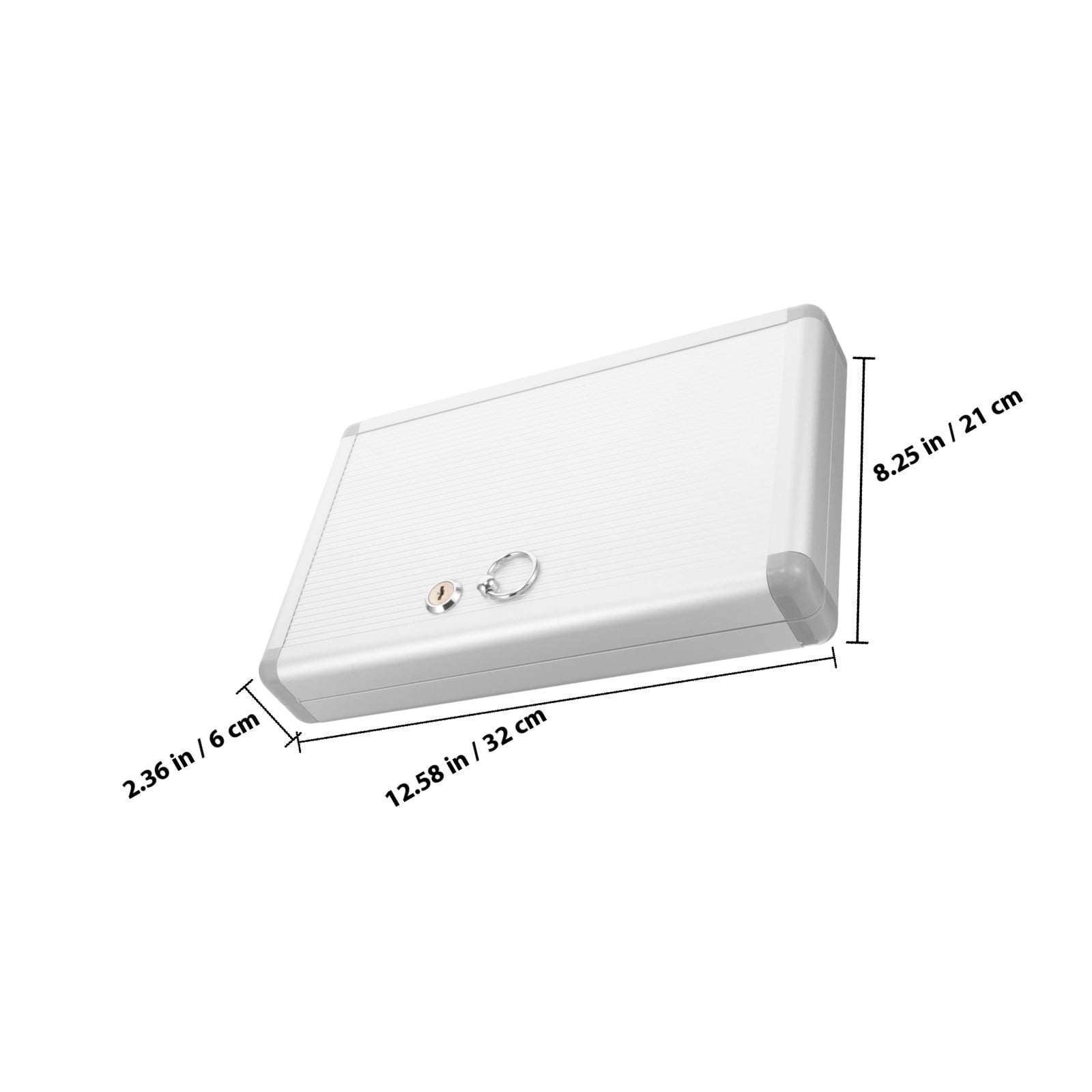 ELAYARD Wall Mounted Key Holder Secure Storage Box with Aluminum Alloy Design