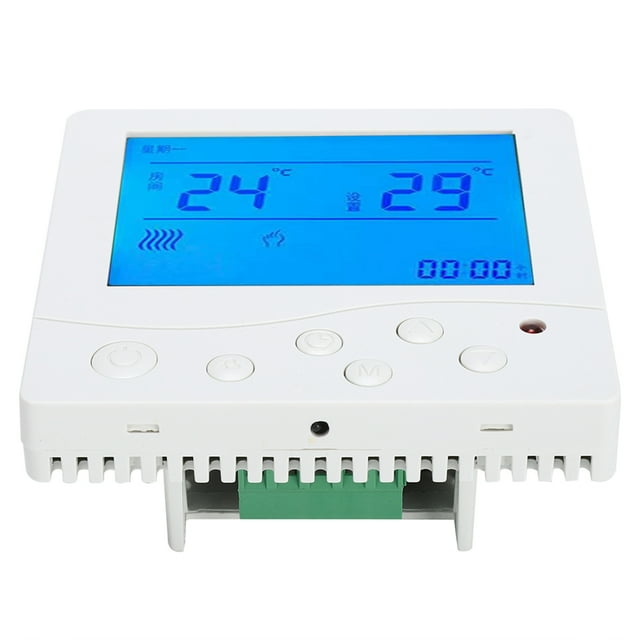 8802RH Digital Thermostat LCD Display Water Heating Temperature Controller 5℃45℃ AC220V