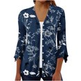 thumbnail image 1 of LOVZFMLL Cardigan pour Femmes Cardigan à Boutons Veste Imprimée Manches 3/4 Col Cardigan Imprimé Veste Cardigan Décontractée Veste Cardigan, 1 of 5
