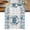 Blue, Denim, White, variant on Table Runner 108 Inches Long, Blue Anchor Coastal Decorative Table Runner for Party Wedding Home Decor, Nautical Beach Coral Starfish Shell Dresser Scarves for Kitchen Tables Decor 13x108 Inch