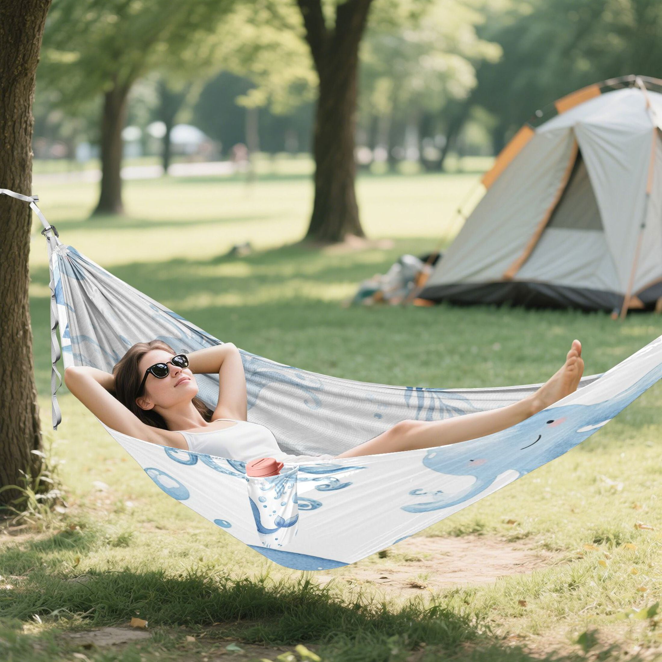 Hammock Camping Hammock Nylon Portable Hammock Travel Camping Hammock Super Cute Little Whale
