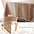 thumbnail image 4 of Nappe en Coton et Lin Anti-Poussière pour Table à Manger, 4 of 5