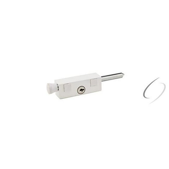 Emtek 206016 Keyed Patio Door Bolts&#44; White